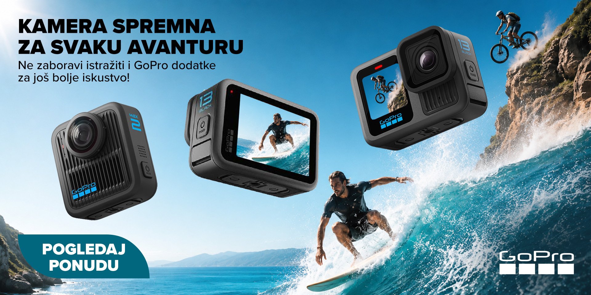 Go Pro sportske pametne kamere na akciji